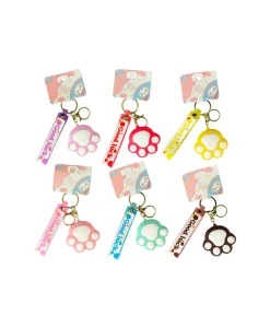 Cat paw Keychain 5.5cm Assorted