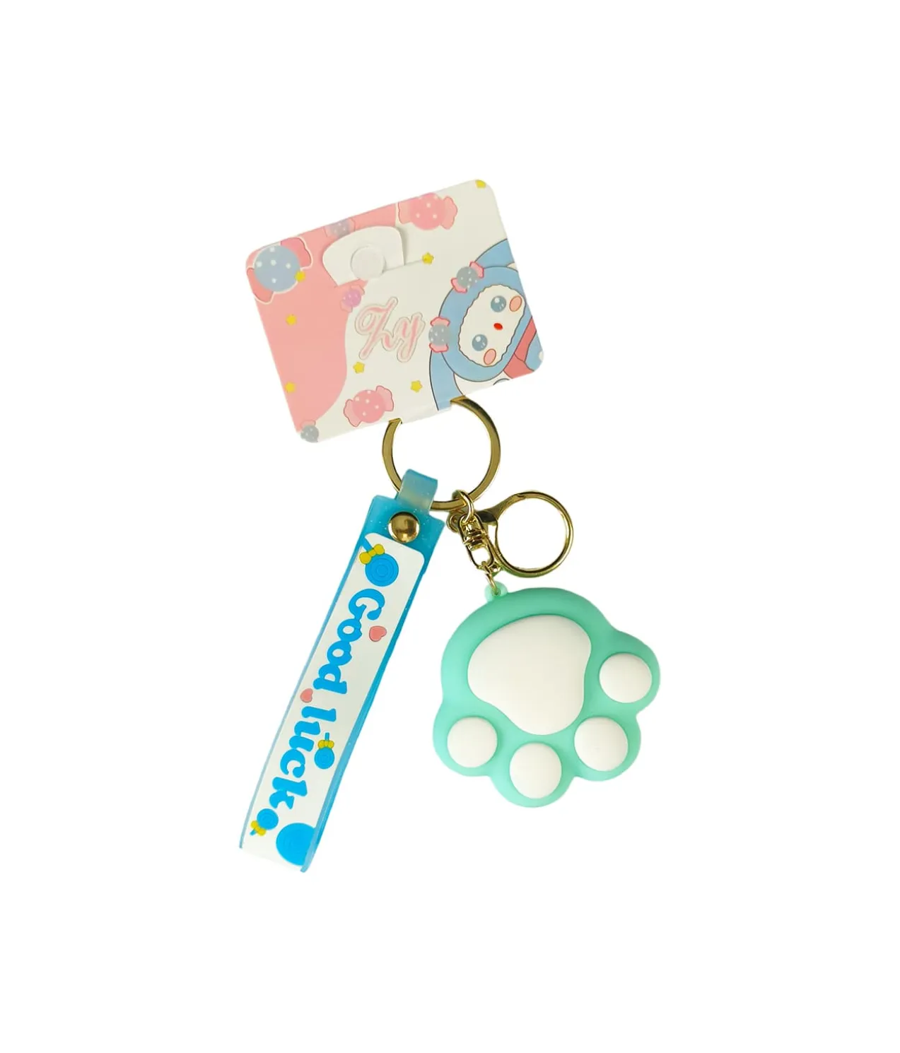 Cat paw Keychain 5.5cm Assorted