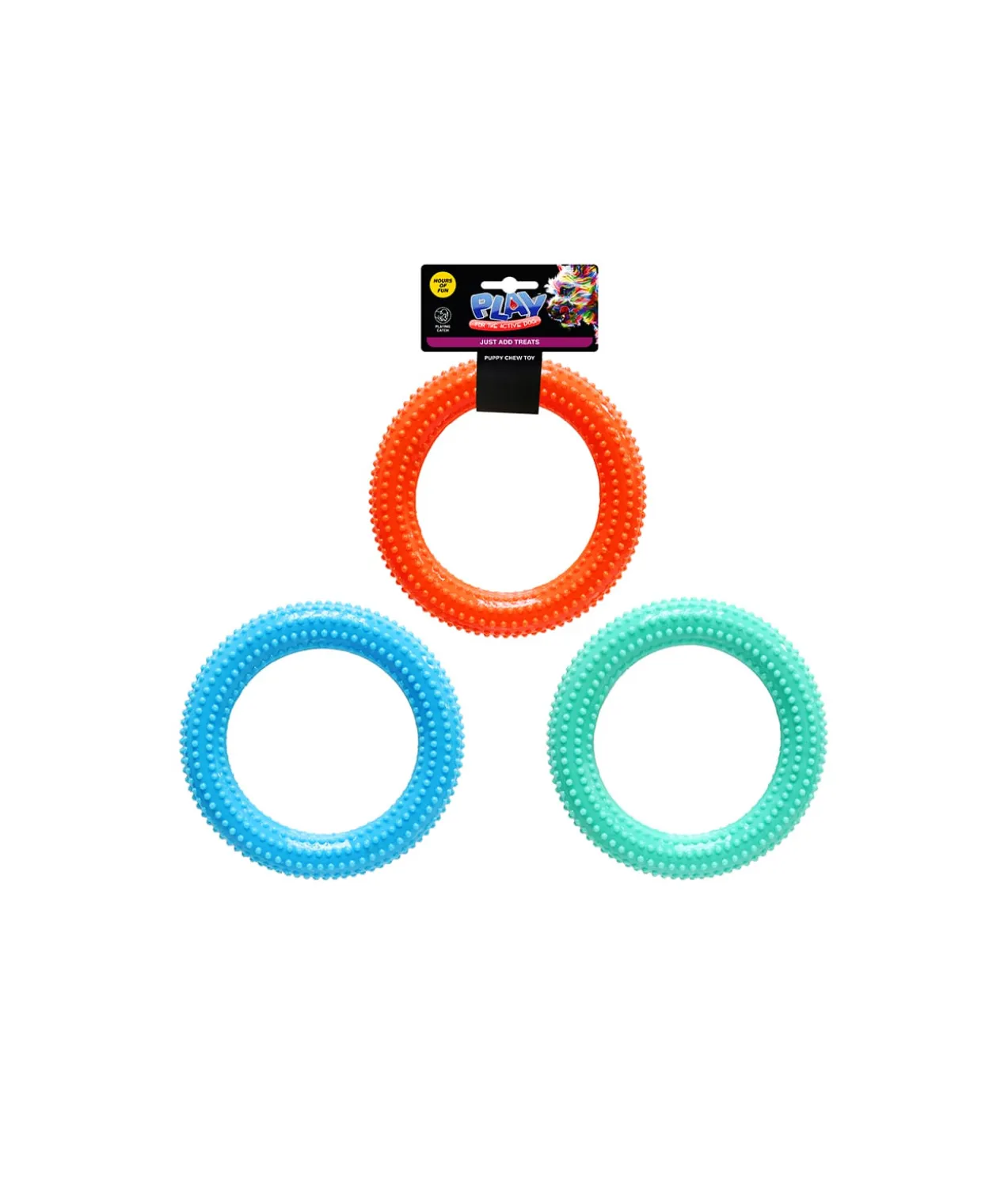 Chew Ring Pet Toy Assorted 16cm