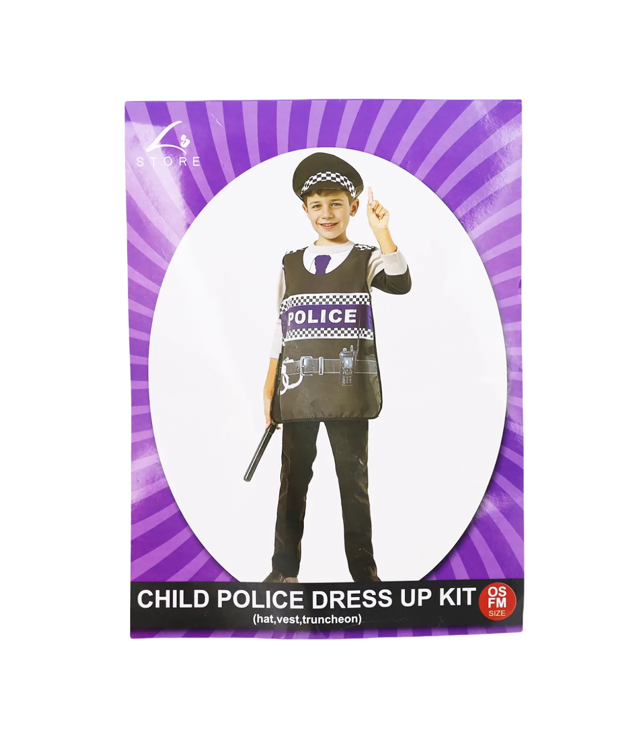 Child Police Dress Up Kit