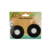 Circle Tape Earrings 8x6cm
