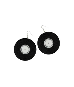 Circle Tape Earrings 8x6cm