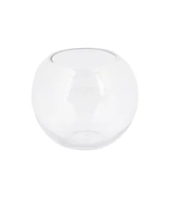 Clear Glass Fish Bowl Height 250mm
