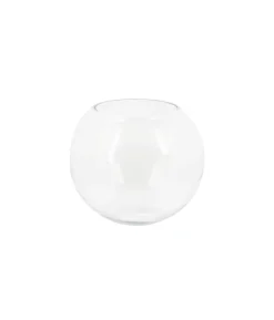 Clear Glass Fish Bowl Height 170mm