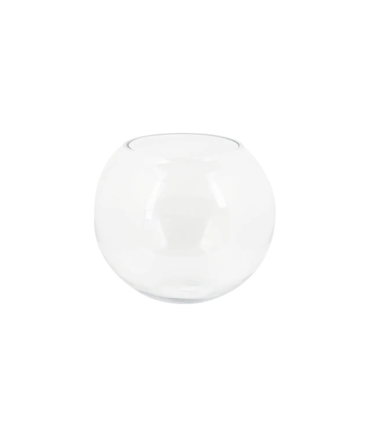 Clear Glass Fish Bowl Height 170mm