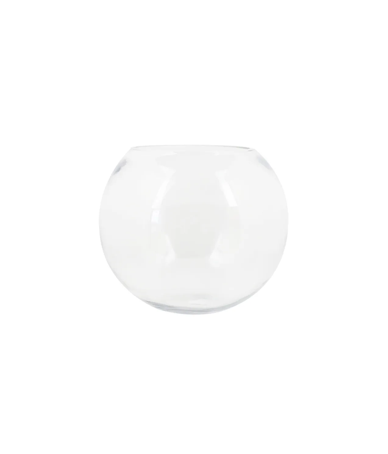 Clear Glass Fish Bowl Height 170mm