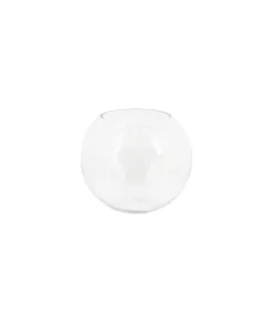 Clear Glass Fish Bowl Height 130mm