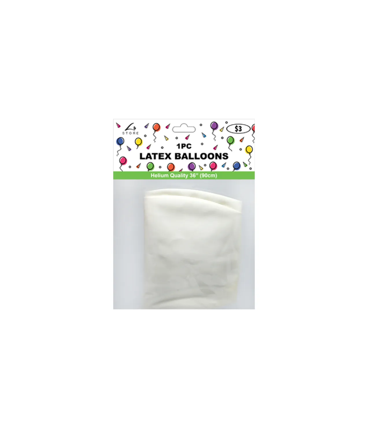 Clear Latex Balloon 36inch 1pc