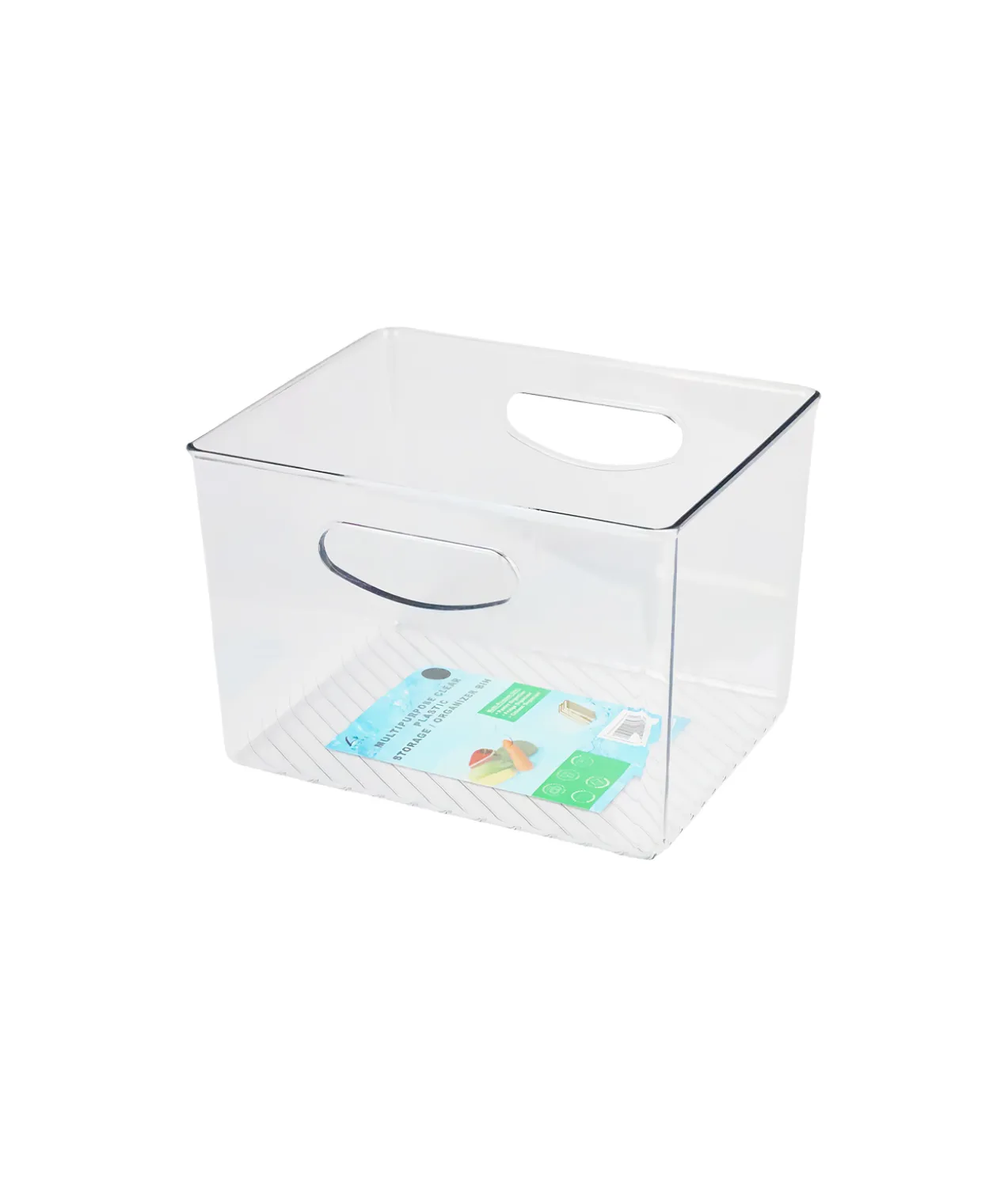 Clear Plastic Multipurpose storage box 22.2 x 18.5 x 16.2cm