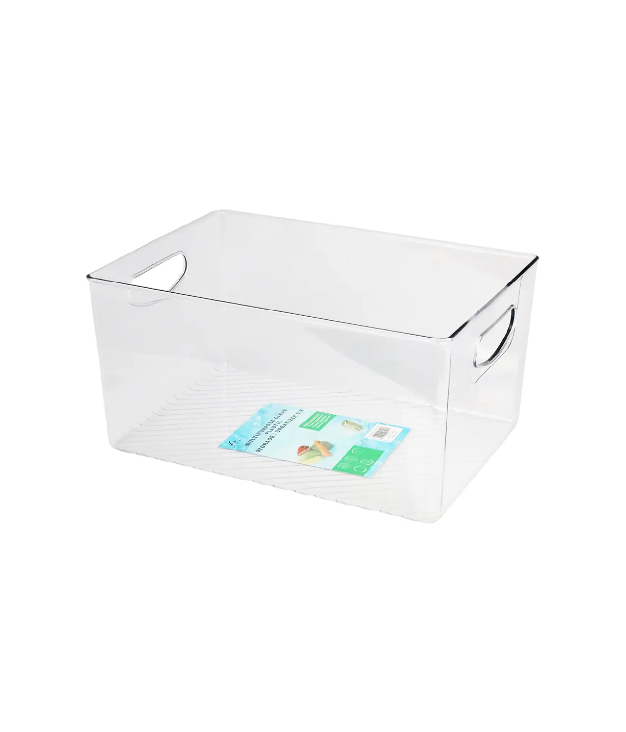 Clear Plastic Multipurpose storage box 31.5 x 21.5 x 16.5cm