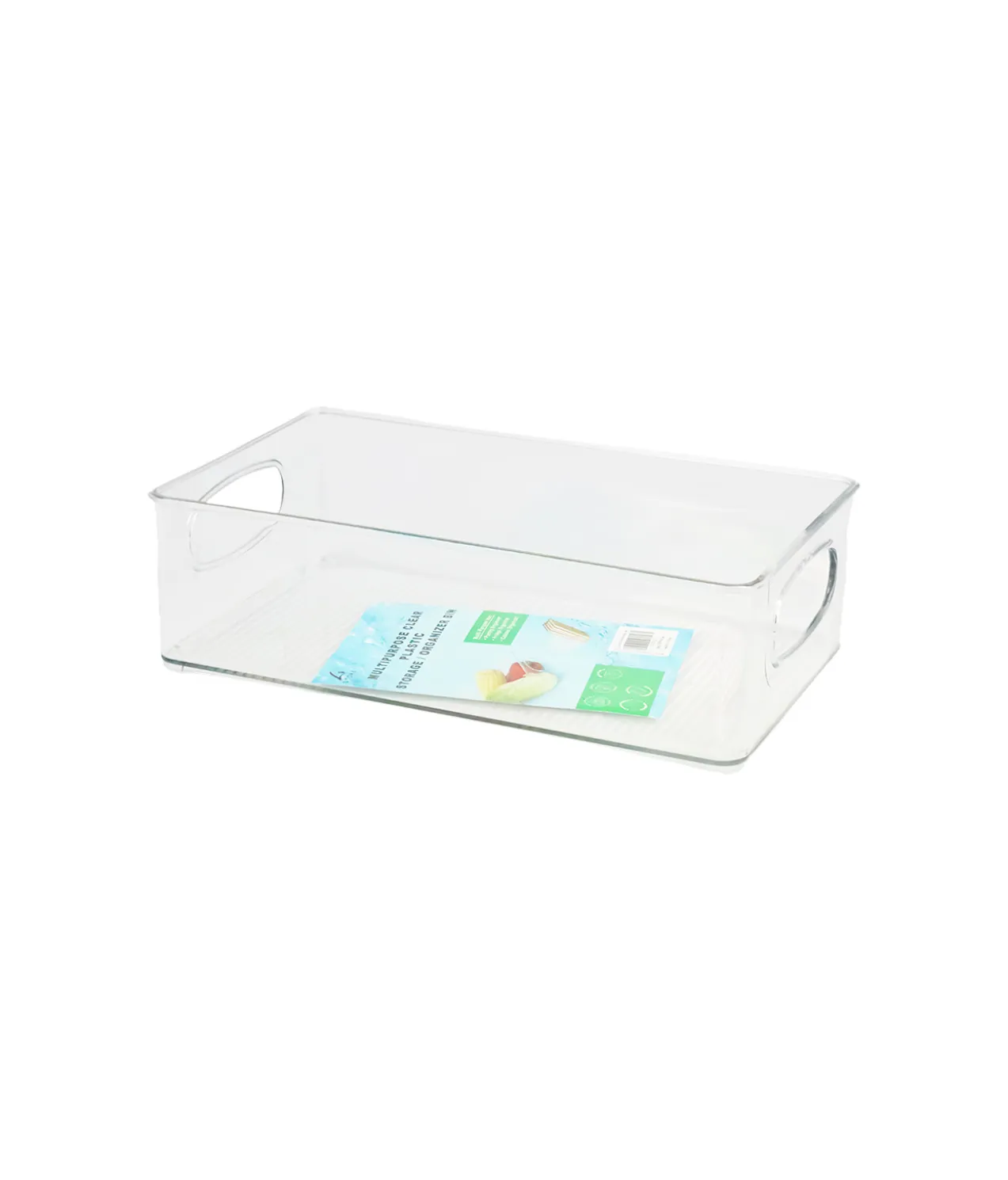 Clear Plastic Multipurpose storage box 26.6 x 16.2 x 8cm