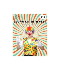 Clown Dress Up Kit 3pc