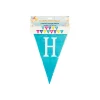Colored Happy Birthday Triangle Banner 1.4m & 2.1m