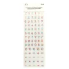 Colorful Number Symbol Rhinestone Stick