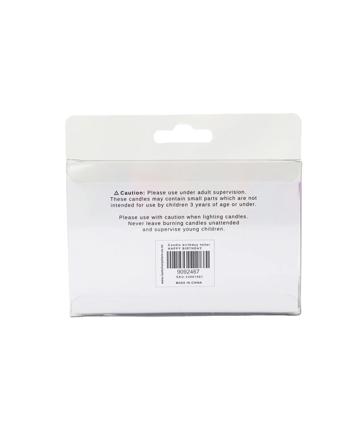 Color Happy Birthday Pick Candles