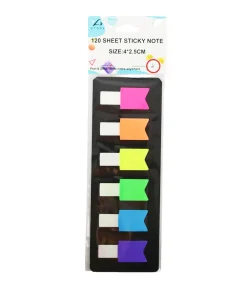 6 Colors Sticky Notes 120 sheets 4 x 2.5cm