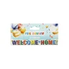 Color Welcome Home Foil Banner 11 x 260 cm