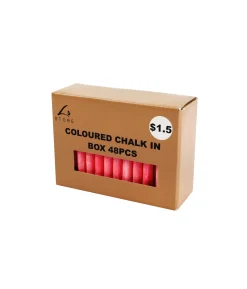 Coloured Chalk In Box 48pc