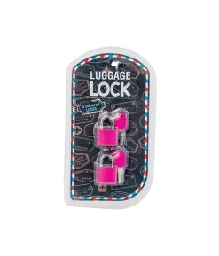 Coloured Luggage Locks 2pk