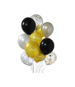 Congratulations Latex Balloon Bouquet 15pc