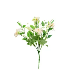 Cream Flowers 5 Heads 30cm