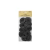 Crepe Paper Streamers Black 10pk