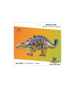 3D Ankylosaurus Foil Balloon 100x45x37cm