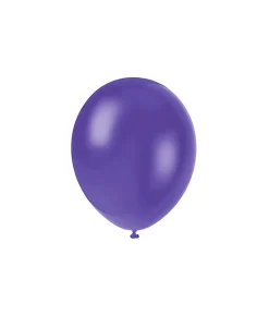 Dark Purple Latex Plain Balloons 12inch 20pk
