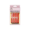 Dark Salmon Press On Nails 24pc