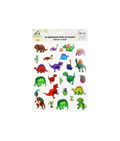 3D Dinosaur Kids Stickers