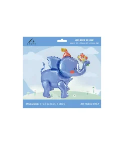 3D Elephant Foil Balloon 60x59x27cm