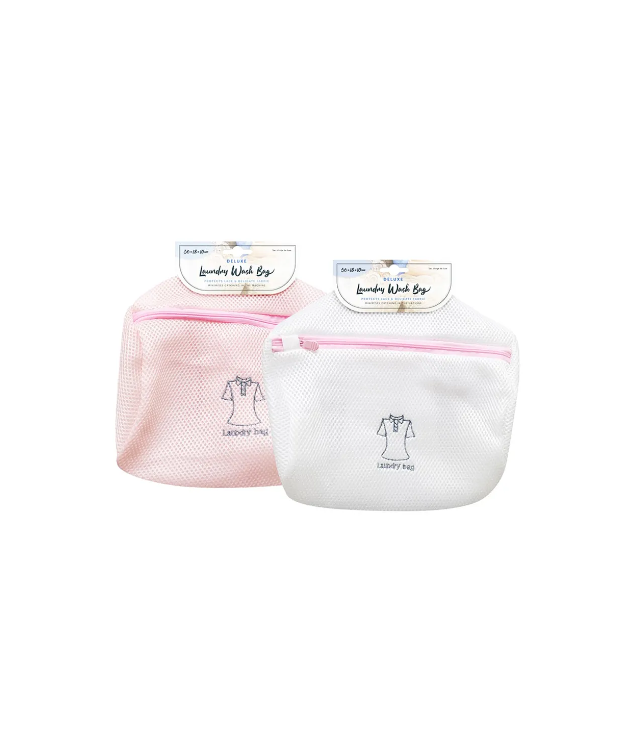 Deluxe Laundry Wash Bag Assorted 36x18x10cm