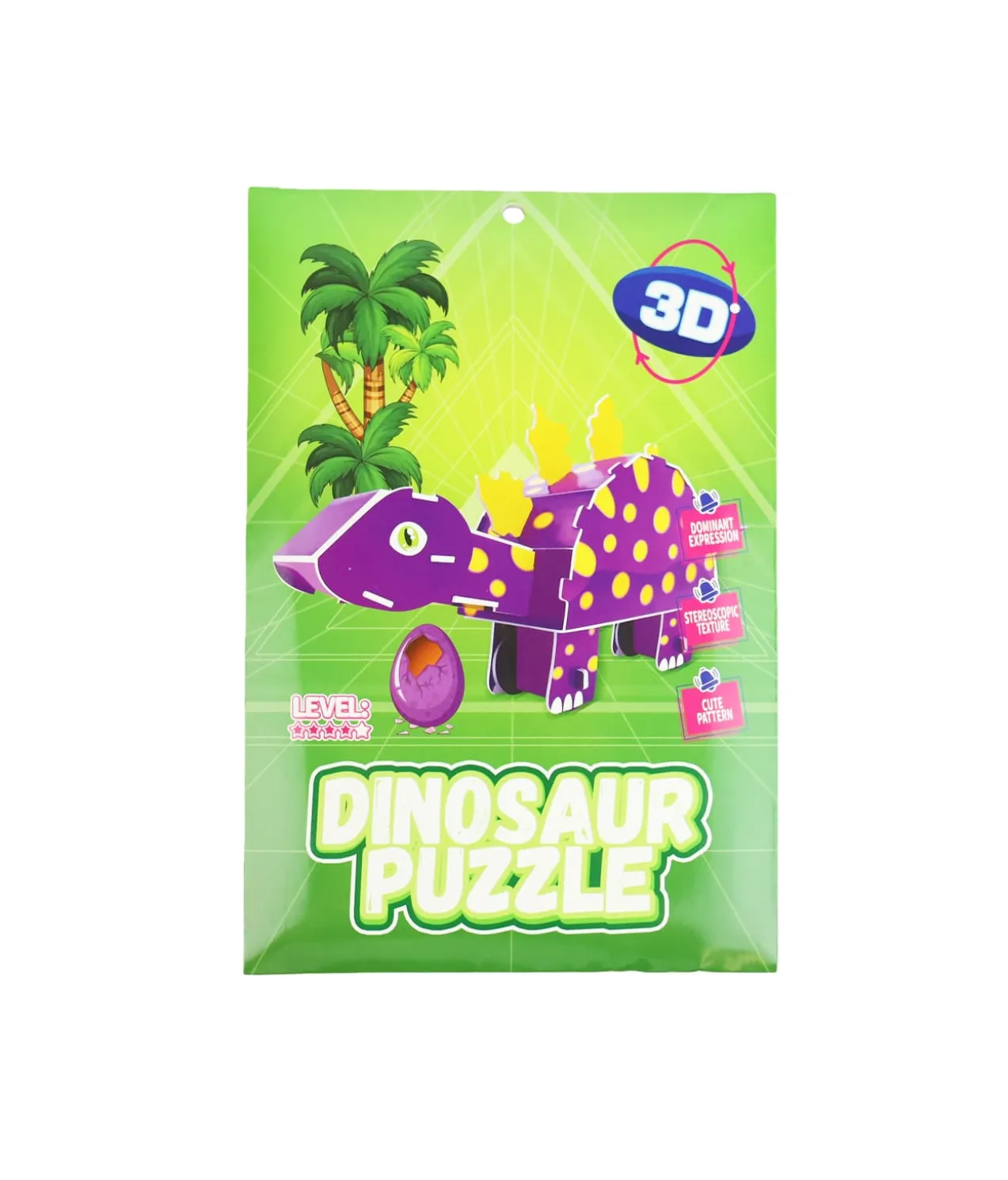 Dinosaur 3D Visual Puzzle Assorted