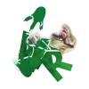 Dinosaur Letter Banner RAWR 2m