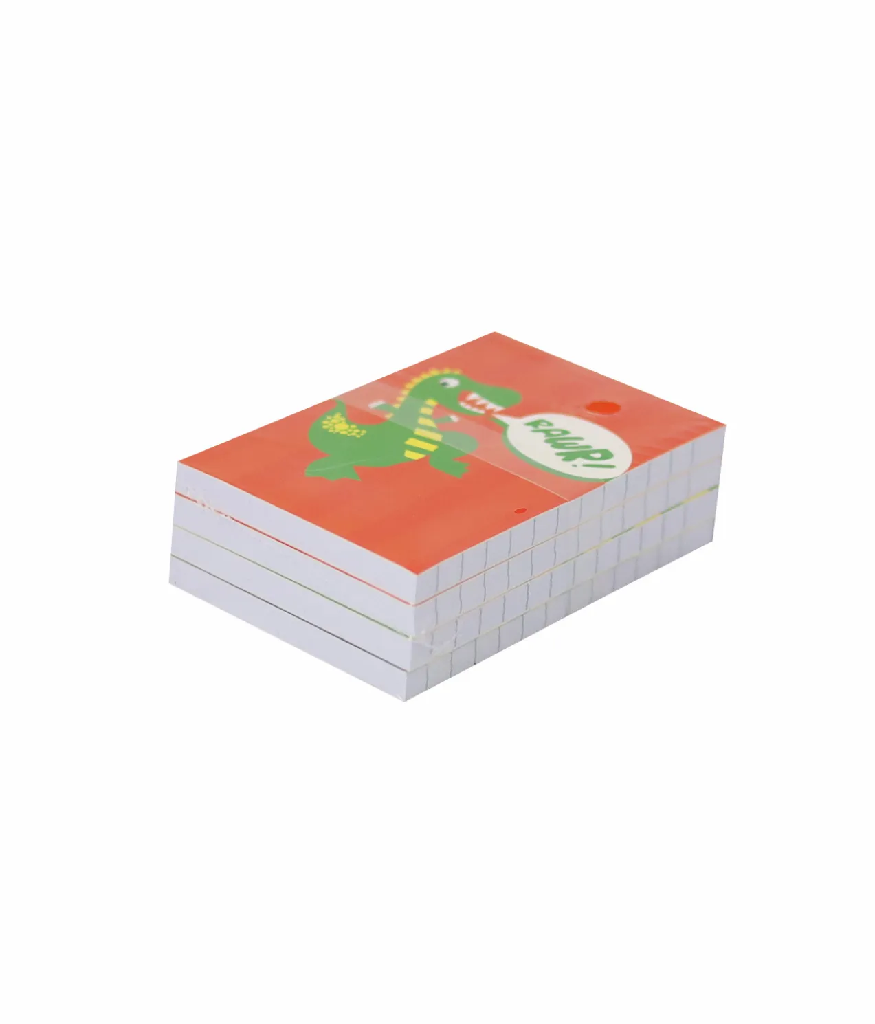 Dinosaur Note Pad 60 Sheets 4Pc 6.5×9.5cm