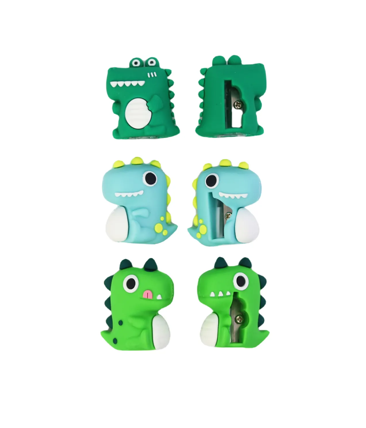Dinosaur Pencil Sharpener 6pc