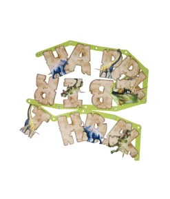 Dinosaur Printed Letter Banner