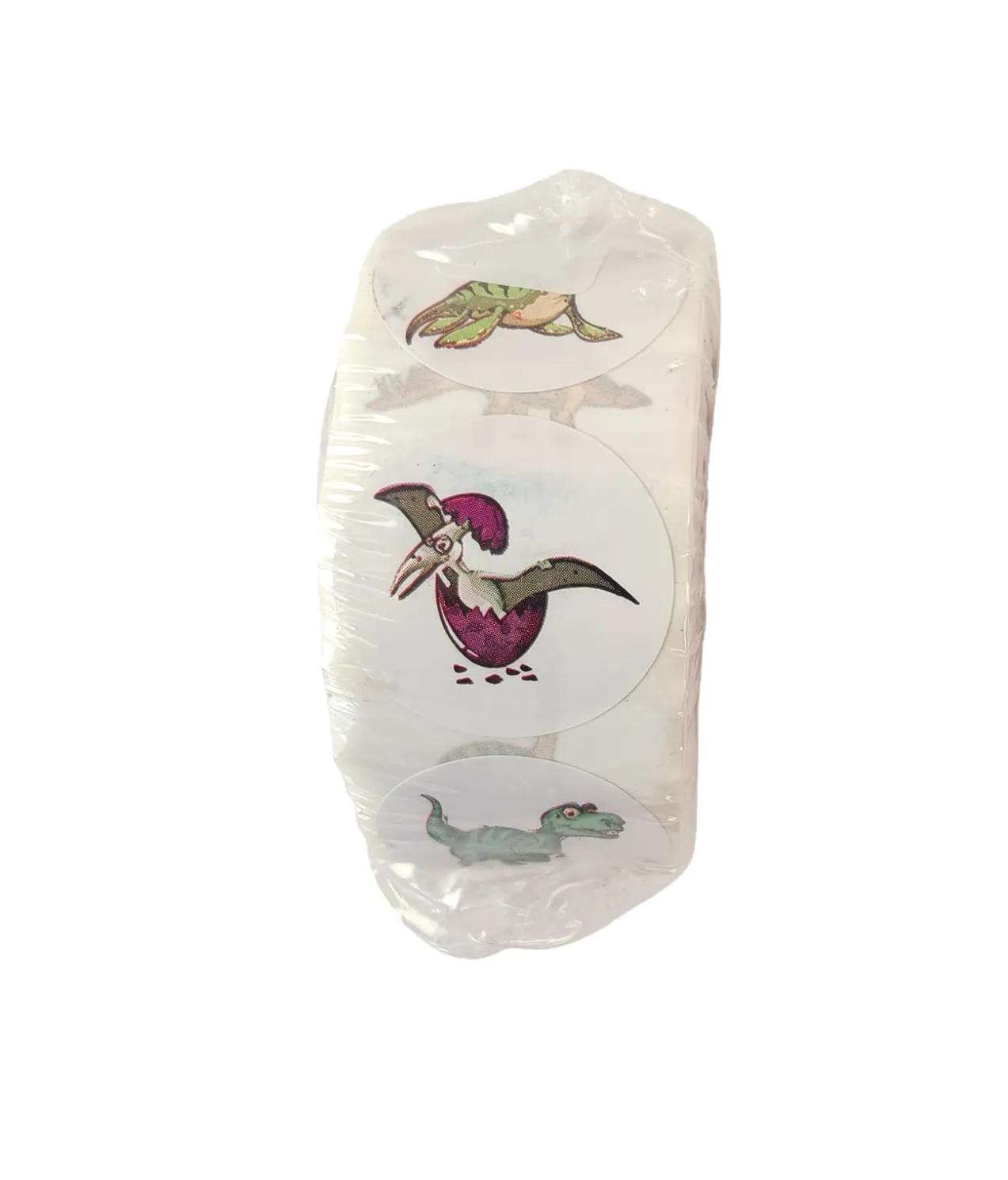 Dinosaur Sticker Roll 2.5×2.5cm 500pc