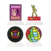 Disco Paper Honeycomb 4pc 15x18cm