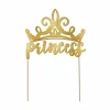 Disney Princess Glittered Cake Pick