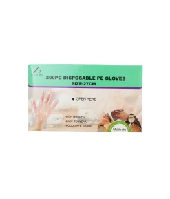 Disposable Clear PE Gloves 200pc