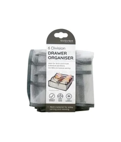 6 Division Drawer Organiser 32 x 32 x 12cm