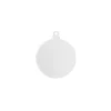DIY Blank Round Acrylic Ornament 7.5 x 8.45cm 10pc