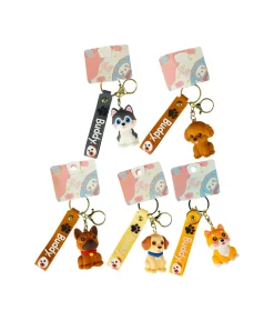 Dog Keychain 5cm Assorted