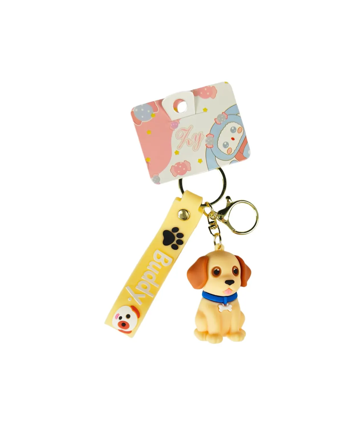 Dog Keychain 5cm Assorted