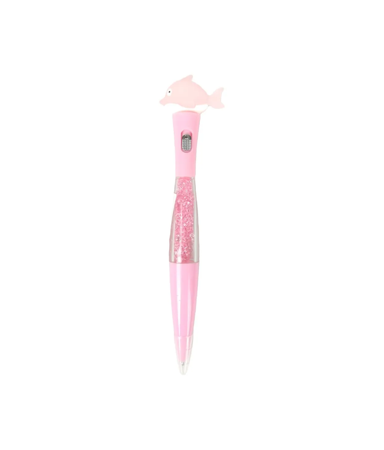 Dolphin Cartoon with LED Light Ballpoint Pen 17cm
