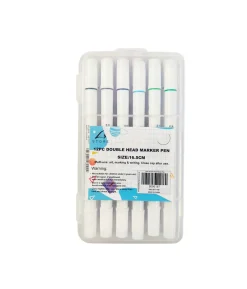Double Head Color Marker Pen 12pc 16.5cm