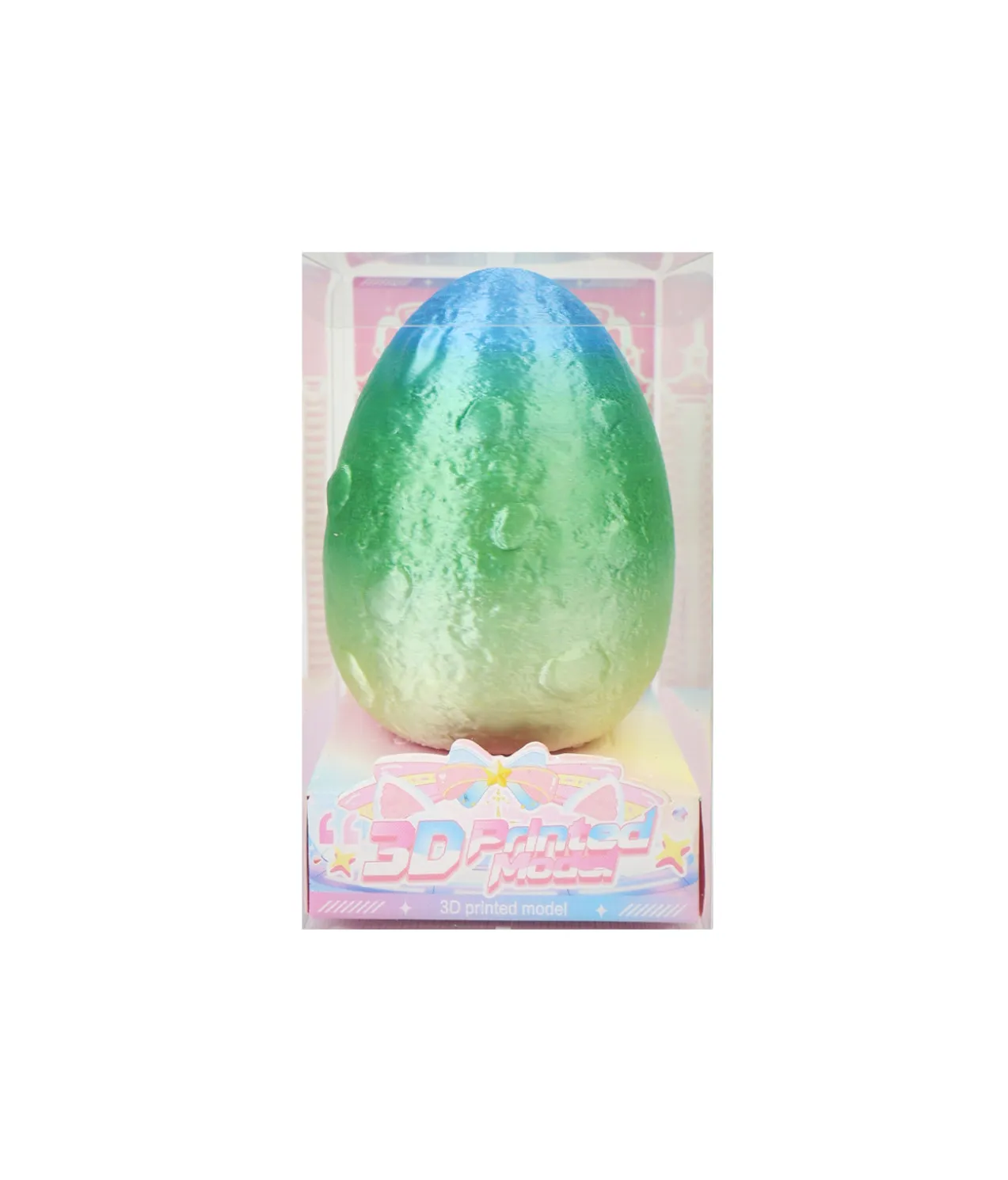 3D Printed Egg With Dinosaur 8.5cm