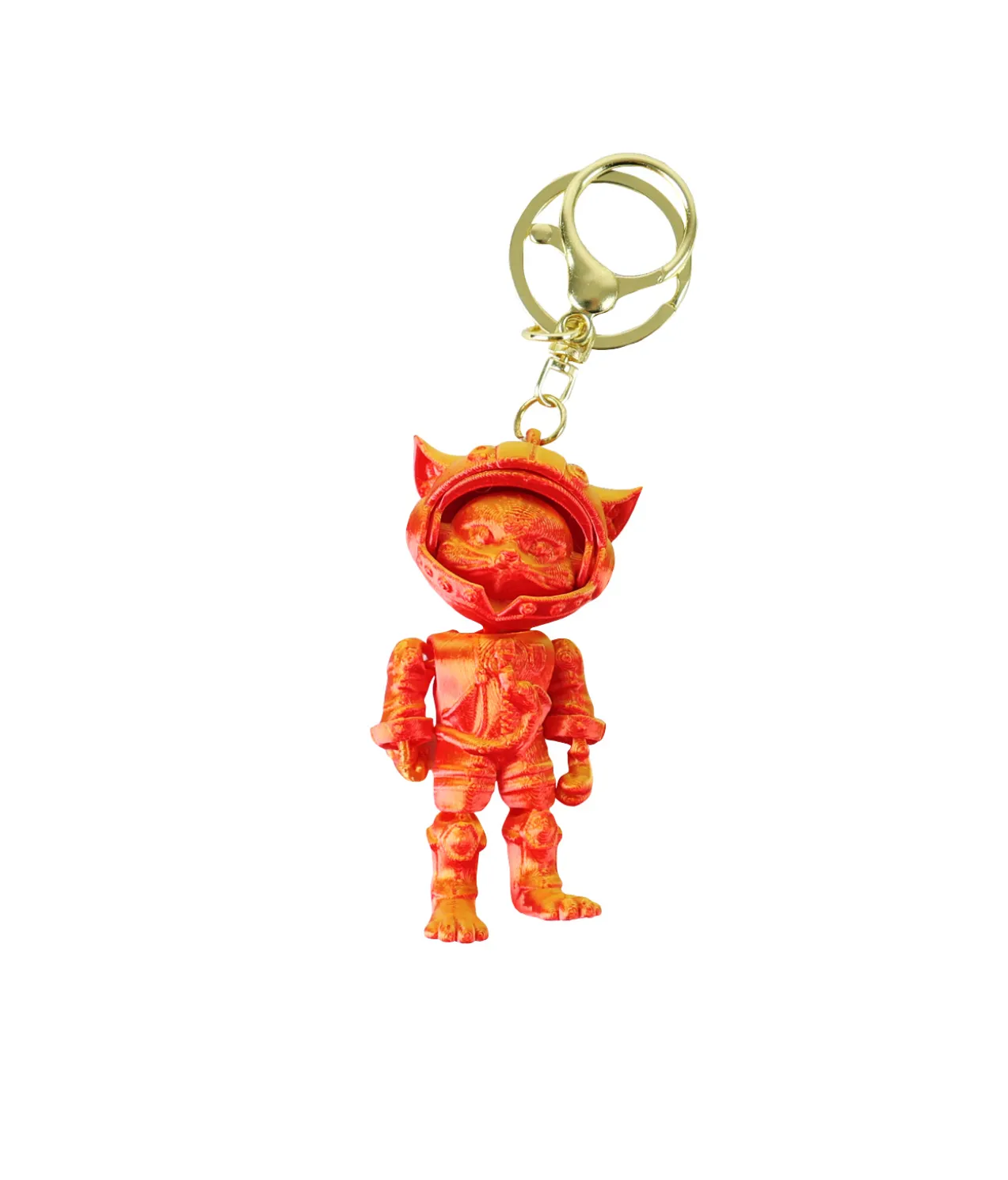 3D Printed Spaceman Key Ring Assorted