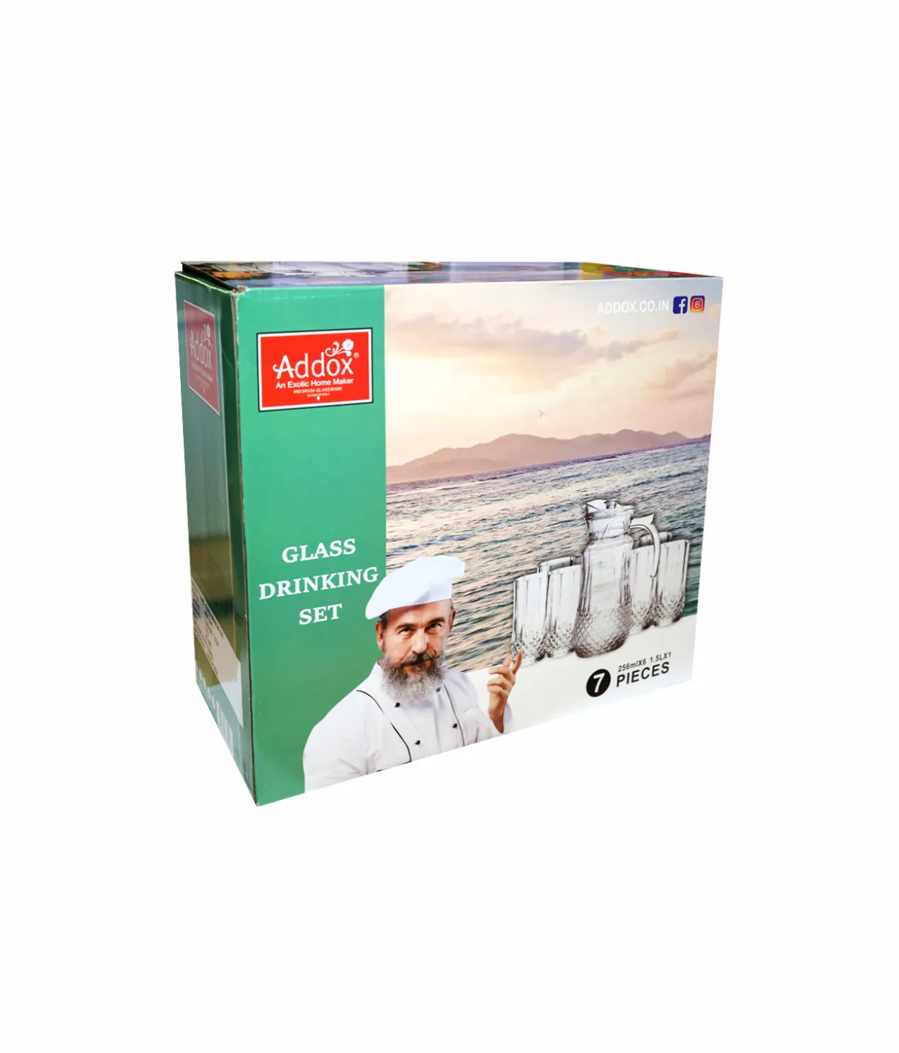 Drinking Glass Set 7pc